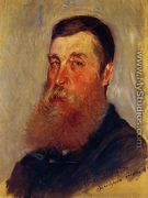 Portrait Of An English Painter  Bordighera - Claude Oscar Monet