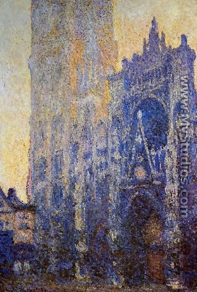 Rouen Cathedral  The Portal  Morning Effect - Claude Oscar Monet