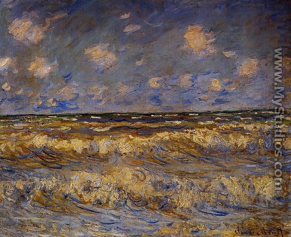 Rough Sea - Claude Oscar Monet