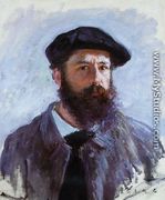Self Portrait With A Beret - Claude Oscar Monet