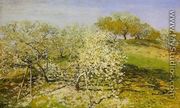 Springtime Aka Apple Trees In Bloom - Claude Oscar Monet