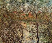 Springtime Through The Branches - Claude Oscar Monet