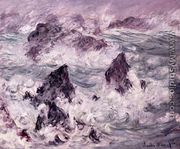 Storm At Belle Ile - Claude Oscar Monet