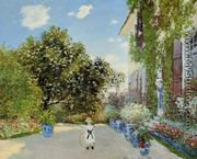 The Artists House At Argenteuil - Claude Oscar Monet