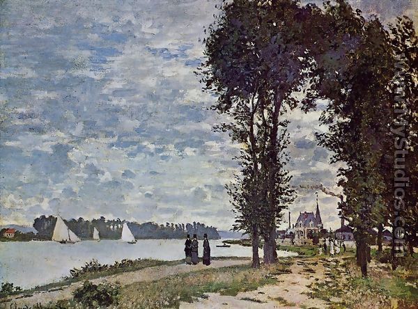 The Banks Of The Seine At Argenteuil - Claude Oscar Monet
