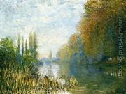 The Banks Of The Seine In Autumn - Claude Oscar Monet
