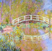 The Bridge In Monets Garden - Claude Oscar Monet