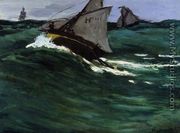 The Green Wave - Claude Oscar Monet