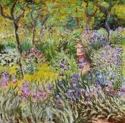 The Iris Garden At Giverny - Claude Oscar Monet