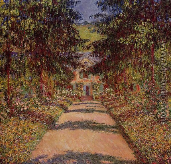 The Main Path At Giverny - Claude Oscar Monet