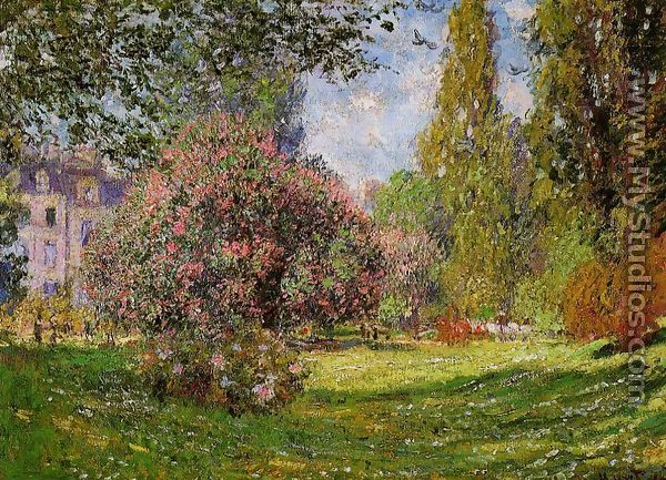 The Parc Monceau  Paris - Claude Oscar Monet