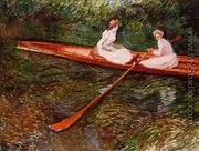 The Pink Skiff - Claude Oscar Monet