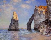 The Rock Needle And The Porte D Aval - Claude Oscar Monet