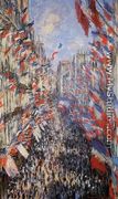 The Rue Montorgeuil 30th Of June 1878 - Claude Oscar Monet