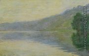 The Seine At Port Villez  Harmony In Blue - Claude Oscar Monet