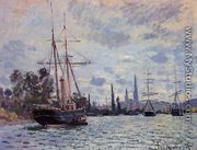 The Seine At Rouen2 - Claude Oscar Monet