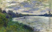 The Seine Near Vetheuil  Stormy Weather - Claude Oscar Monet