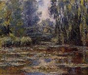The Water Lily Pond And Bridge - Claude Oscar Monet