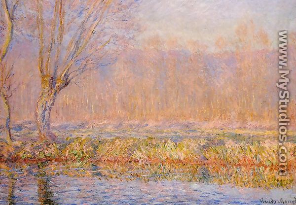 The Willow Aka Spring On The Epte - Claude Oscar Monet