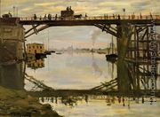 The Wooden Bridge - Claude Oscar Monet