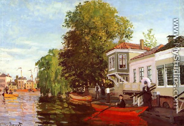 The Zaan At Zaandam2 - Claude Oscar Monet