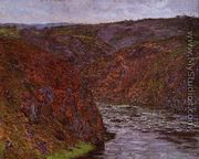 Valley Of The Creuse  Grey Sky - Claude Oscar Monet