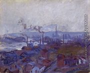 View Of Rouen From The Cote Sainte Catherine - Claude Oscar Monet