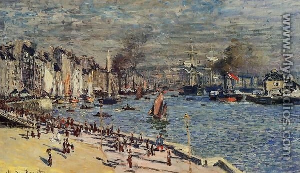 View Of The Old Outer Harbor At Le Havre - Claude Oscar Monet