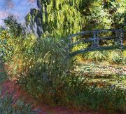 Waterlily Pond And Path By The Water - Claude Oscar Monet