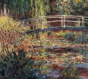 Water Lily Pond  Symphony In Rose - Claude Oscar Monet