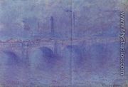 Waterloo Bridge  Fog Effect - Claude Oscar Monet