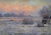 Winter Sun  Lavacourt2 - Claude Oscar Monet