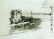 Boat At Bulkhead - John Henry Twachtman