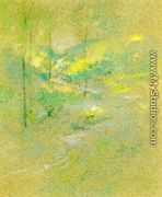 Brook Among The Trees - John Henry Twachtman