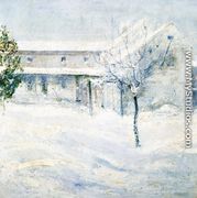 Old Holley House  Cos Cob - John Henry Twachtman