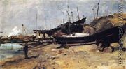 The Boat Yard - John Henry Twachtman