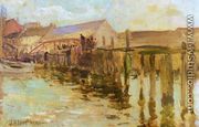 The Landing  Newport - John Henry Twachtman