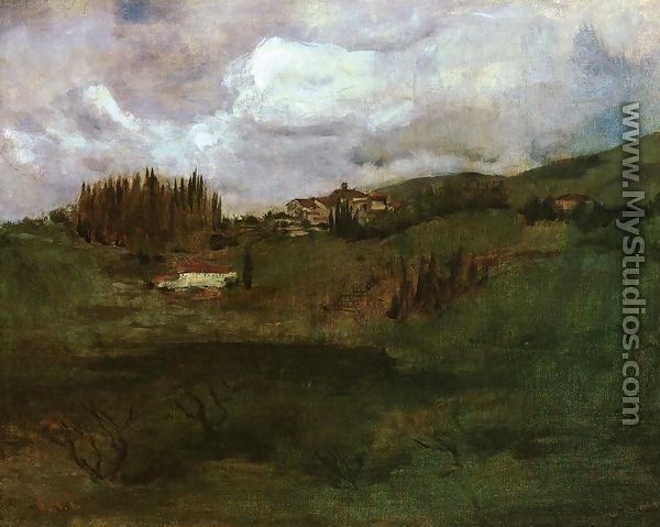 Tuscan Landscape - John Henry Twachtman