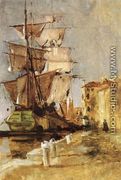 Venetian Sailing Vessel - John Henry Twachtman