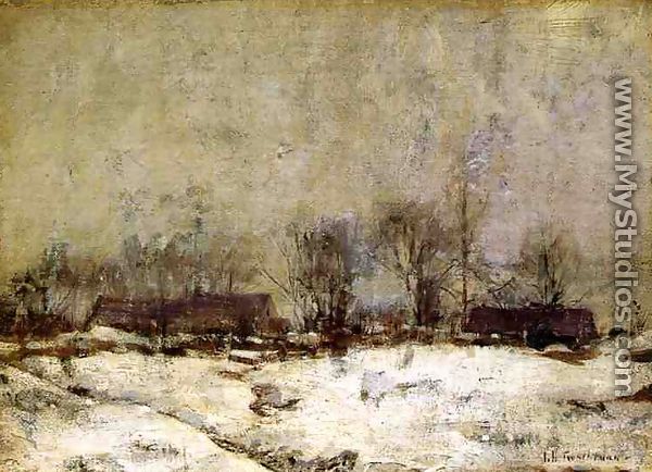 Winter Landscape  Cincinnati - John Henry Twachtman