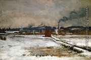 Winter  Mill Creek Valley  Cincinnati - John Henry Twachtman