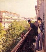 A Balcony - Gustave Caillebotte