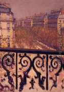 A Balcony In Paris - Gustave Caillebotte