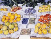 Fruit Displayed on a Stand 1881-82 - Gustave Caillebotte