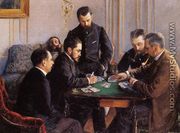 Game Of Bezique - Gustave Caillebotte