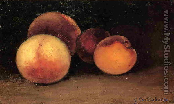 Peaches  Nectarines And Apricots - Gustave Caillebotte