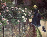 Roses  Garden At Petit Gennevilliers - Gustave Caillebotte