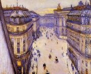 Rue Halevy  Seen From The Sixth Floor - Gustave Caillebotte
