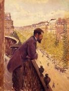 The Man On The Balcony2 - Gustave Caillebotte
