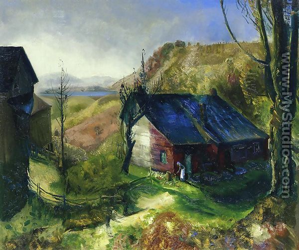 Mountain Farm - George Wesley Bellows